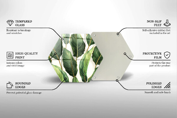 Protection plaque induction Feuilles de banane