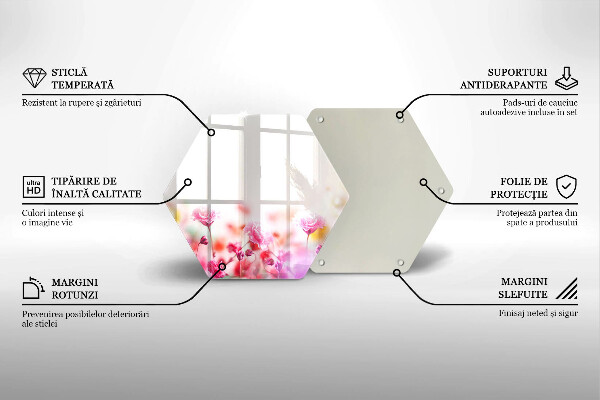 Protection plaque induction Prairie fleurie