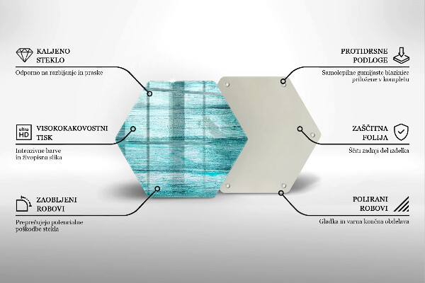 Protection plaque induction Planches de bois vintage