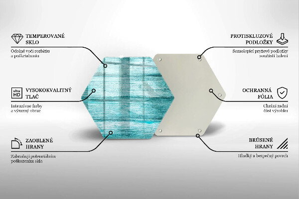 Protection plaque induction Planches de bois vintage