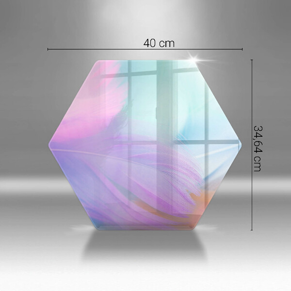 Protection plaque induction Plumes pastels