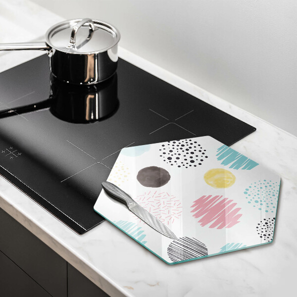 Protection plaque induction Formes peintes