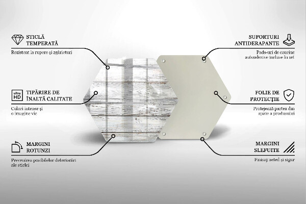 Protection plaque induction Planches de bois brillantes