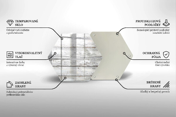 Protection plaque induction Planches de bois brillantes