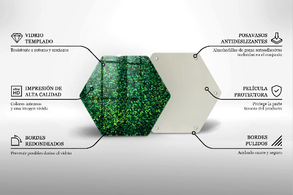 Protection plaque induction Plante à petites feuilles