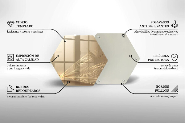 Protection plaque induction Abstraction moderne