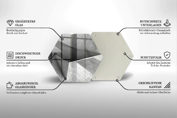 Cache plaque de cuisson Abstraction concrète