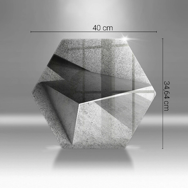 Cache plaque de cuisson Abstraction concrète