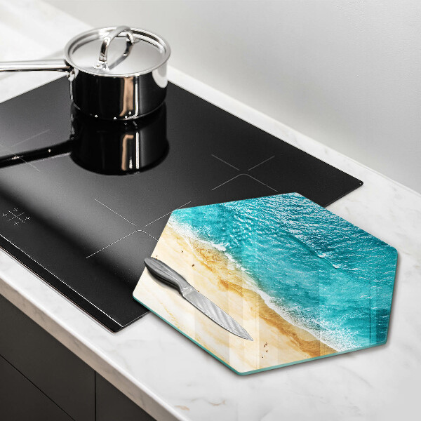 Cache plaque de cuisson Bord de plage et mer