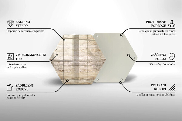 Cache plaque de cuisson Planches de bois