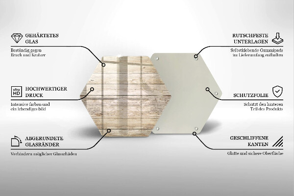Cache plaque de cuisson Planches de bois