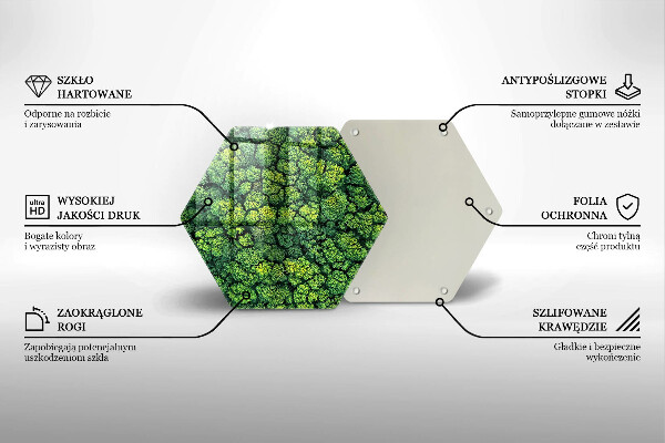 Cache plaque de cuisson Plante de mousse naturelle