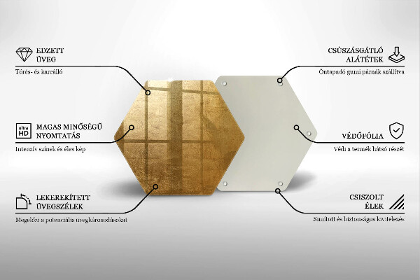 Cache plaque de cuisson Fond de texture or