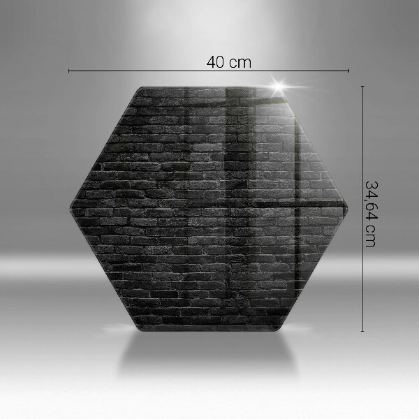 Cache plaque de cuisson Mur de briques