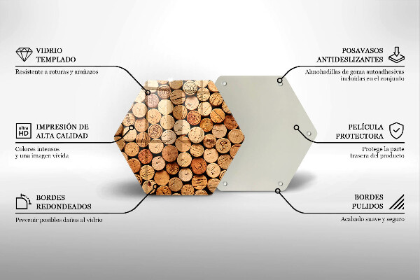 Cache plaque de cuisson Modèle de bouchons de vin