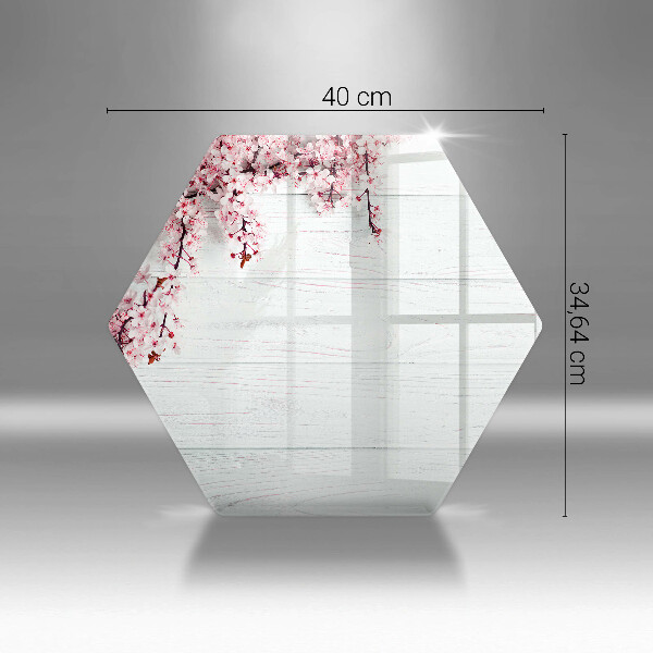 Cache plaque de cuisson Des fleurs sur les planches