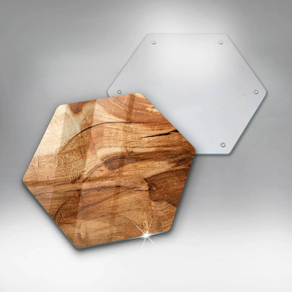 Cache plaque de cuisson Texture de planche de bois