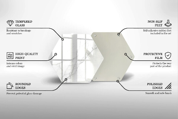 Cache plaque de cuisson Fond de pierre de marbre
