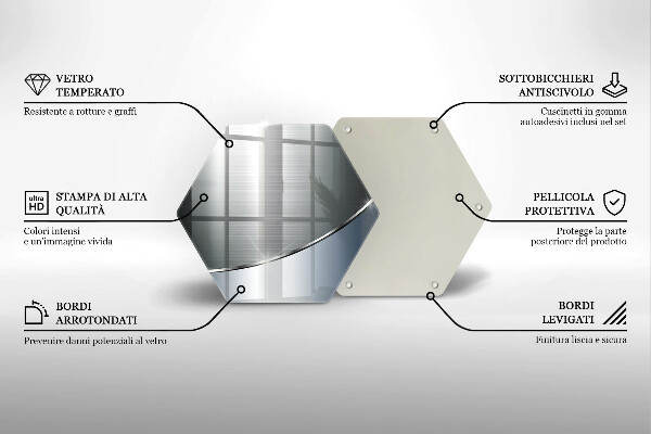 Cache plaque de cuisson Modèle d'abstraction en métal