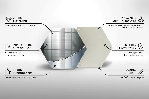 Cache plaque de cuisson Modèle d'abstraction en métal
