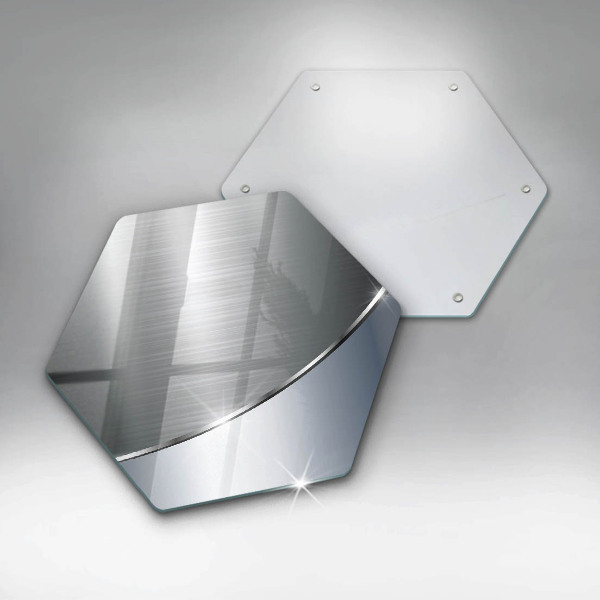 Cache plaque de cuisson Modèle d'abstraction en métal