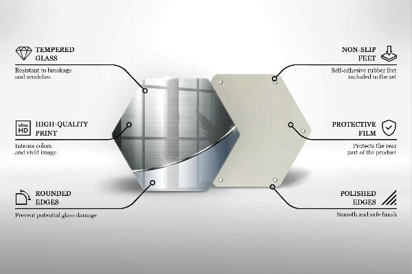 Cache plaque de cuisson Modèle d'abstraction en métal