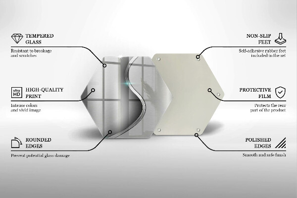 Cache plaque de cuisson Métal argenté abstrait
