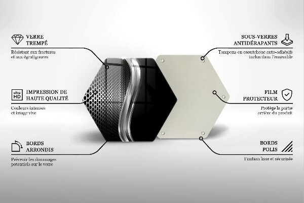 Protection plaque induction Structure métallique