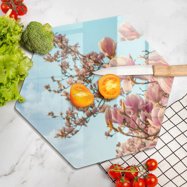 Cache plaque de cuisson Arbre à fleurs roses