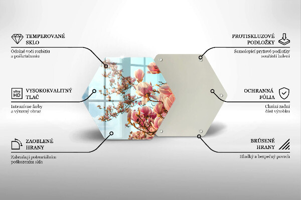 Cache plaque de cuisson Arbre à fleurs roses