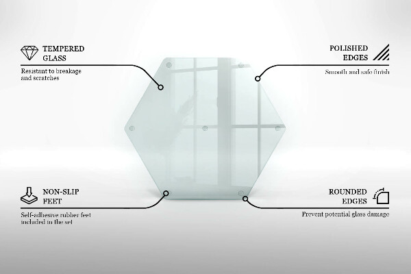 Protège plaque de cuisson transparent 40 cm