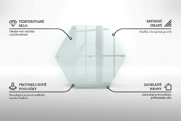 Protège plaque de cuisson transparent 40 cm