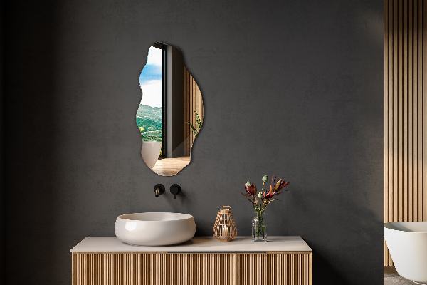 Miroir asymétrique tache 40x80