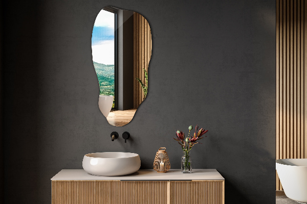 Miroir asymétrique décoratif pour le mur 40x80