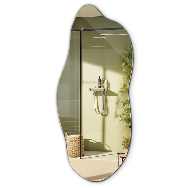 Miroir forme organique sans cadre 40x90 cm