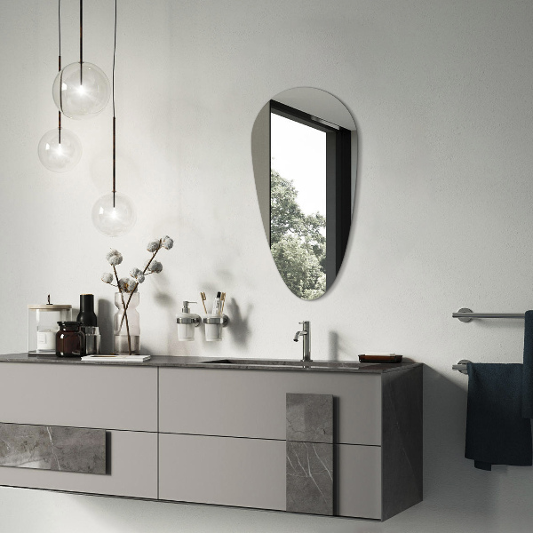 Miroir larme sans bord 50x100 cm