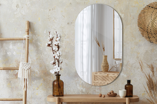 Miroir ovale sans bord 40x70 cm