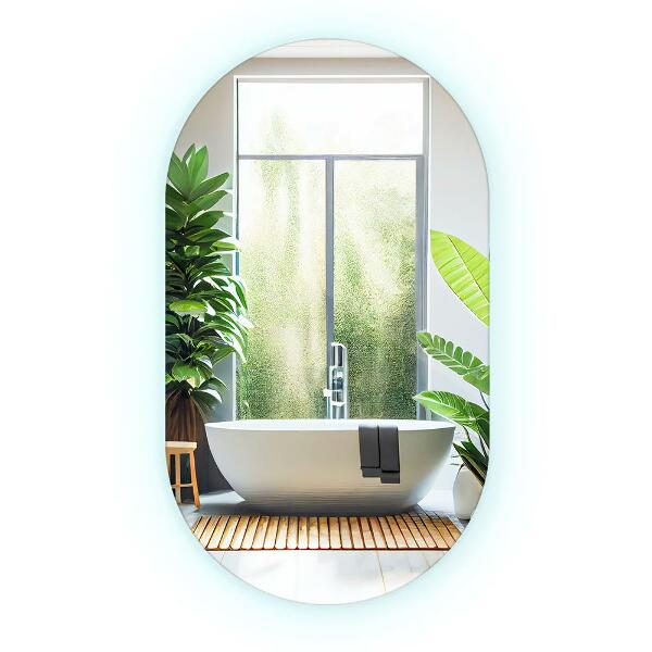 Miroir led ovale 46x80 cm