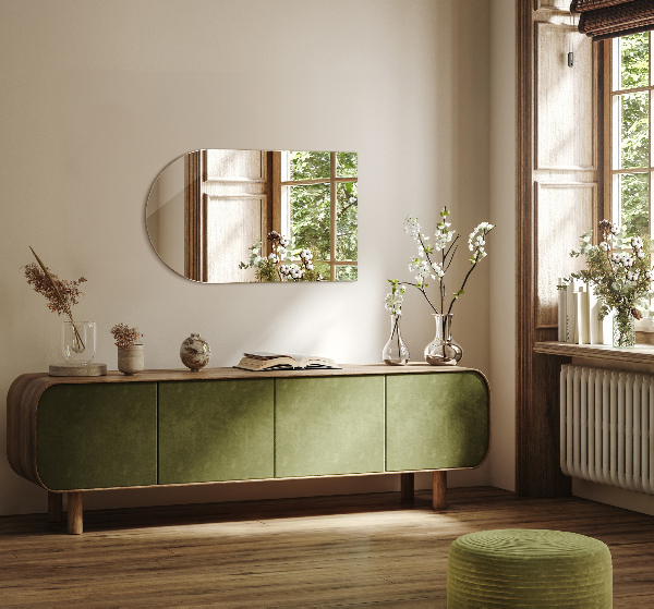 Miroir forme irrégulière individuel 60x100 cm