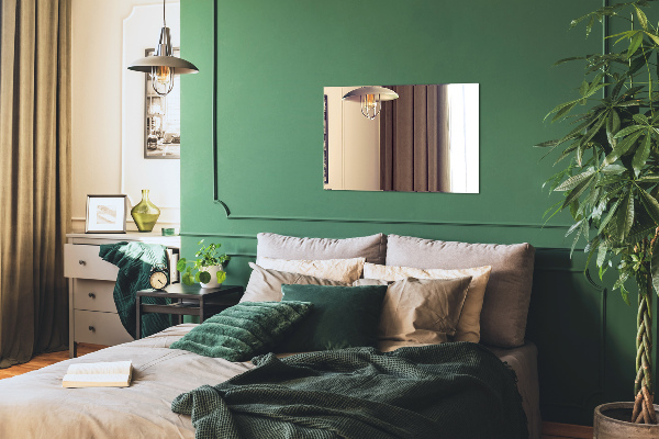 Miroir rectangulaire décoratif sans bordure 100x70 cm