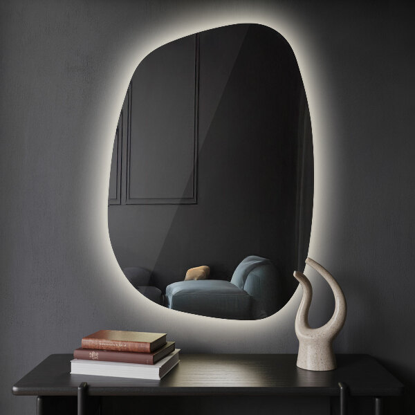 Miroir asymétrique led 49x34 cm