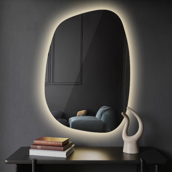 Miroir asymétrique led 49x34 cm