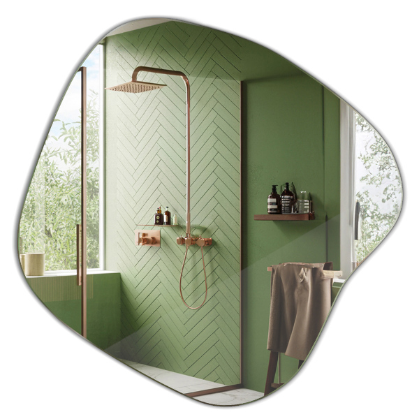 Miroir asymétrique tache original 77x77 cm