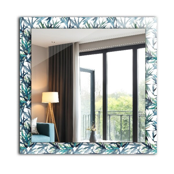 Feuilles de bambou à l'aquarelle