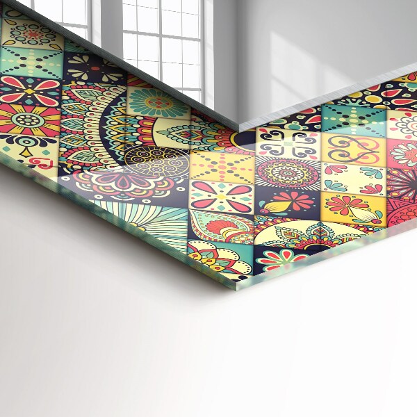 Motifs mosaïques colorés