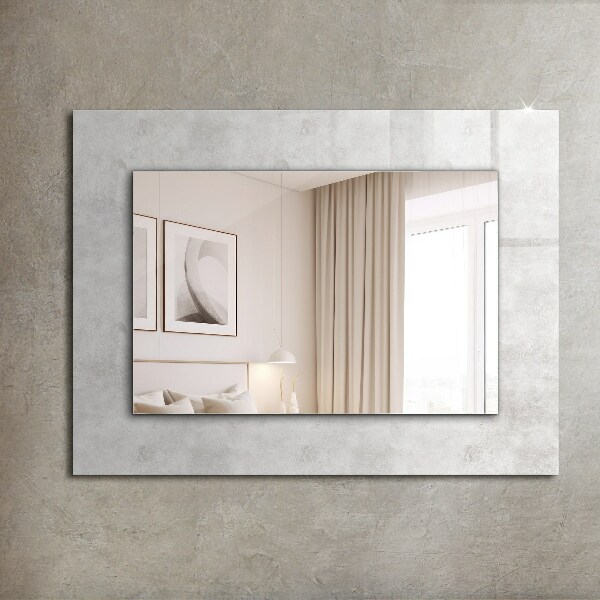 Motif sur tissu gris