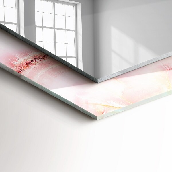 Motif en marbre rose