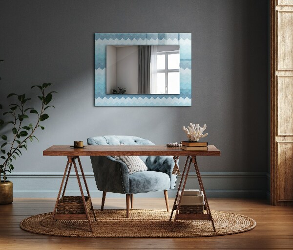 Motif dégradé en zigzag