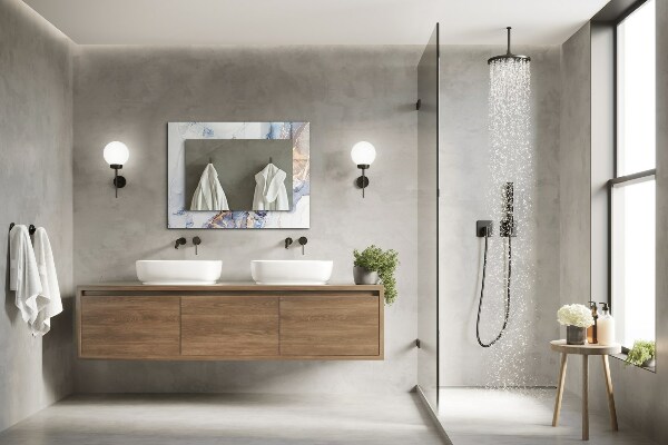 Art abstrait en marbre