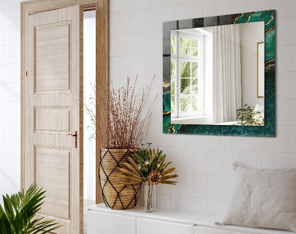 Motifs d'art abstrait vert